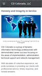 Mobile Screenshot of csicolorado.us